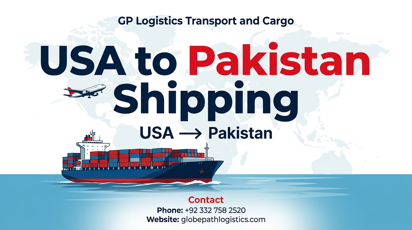 Door to door cargo shipping Pakistan to USA by GP Logistics