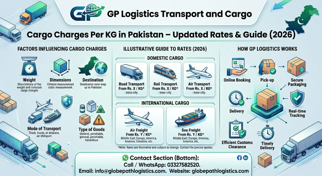 Cargo Charges Per KG in Pakistan