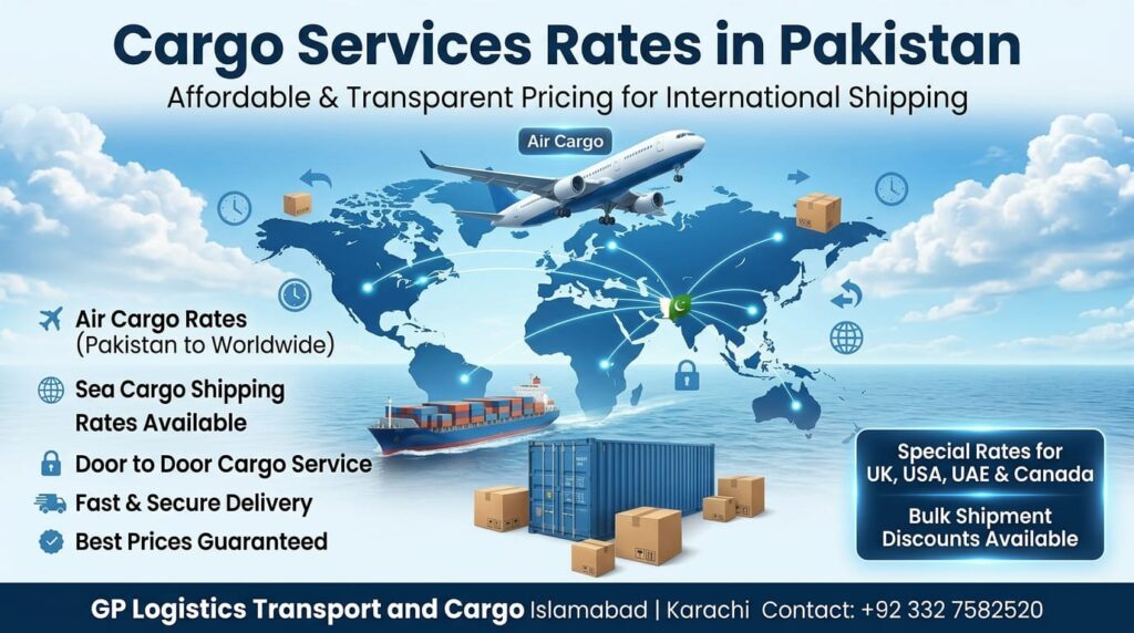 Cargo Service Rates in Pakistan