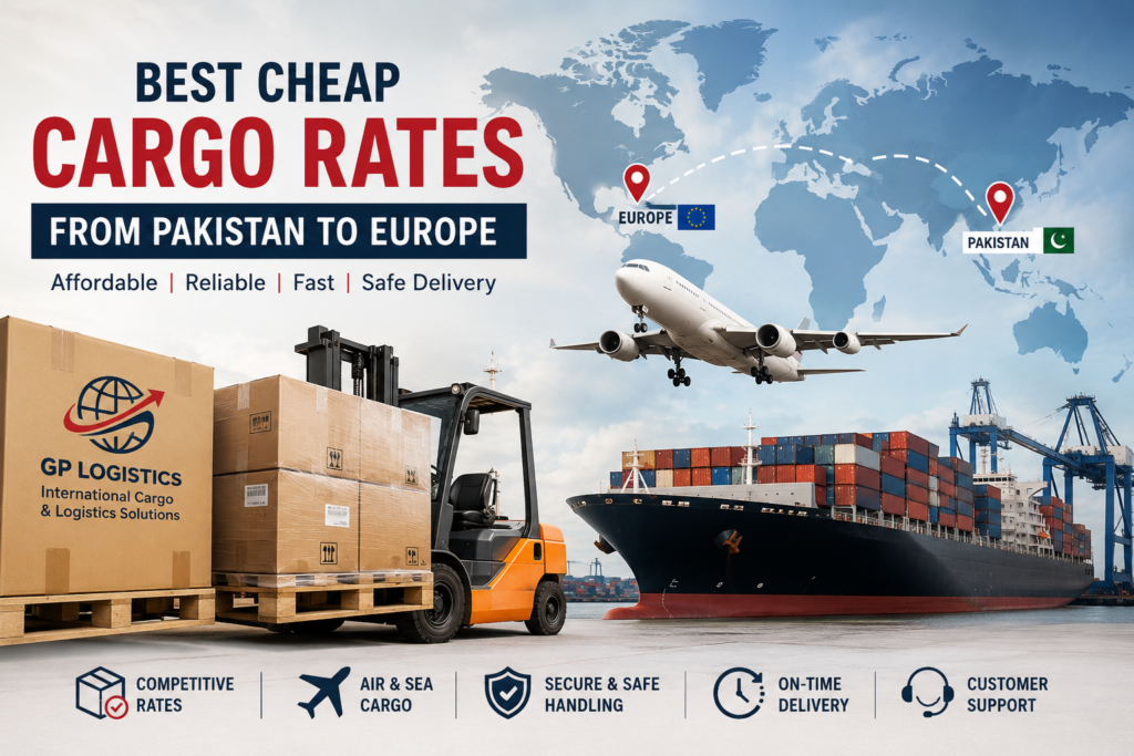 Cheap cargo rates from Pakistan to Europe