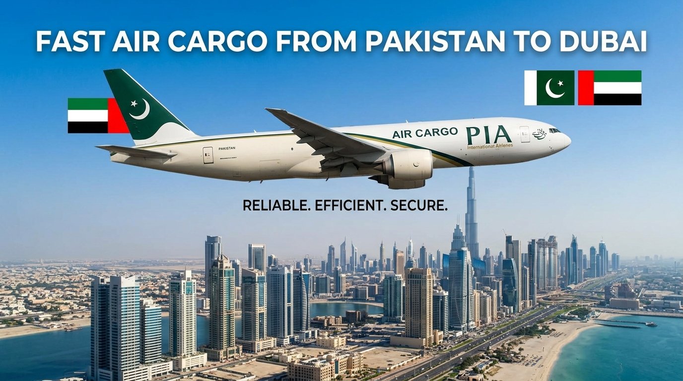 Cargo from Pakistan to Dubai by air and sea shipping
