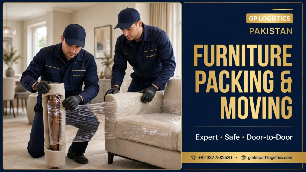 Furniture packing and moving in Pakistan